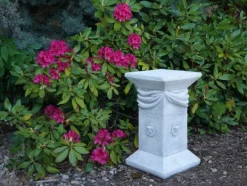 Gartendekoparadies Colonnes & Socles-Socle 32 x 32 cm avec designer motif