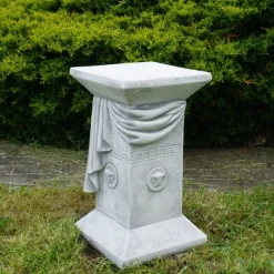 Gartendekoparadies Colonnes & Socles-Socle 32 x 32 cm avec designer motif