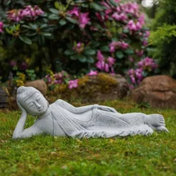 Gartendekoparadies Bouddhas-Statue couchée du Bouddha