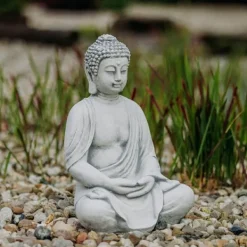 Gartendekoparadies Bouddhas-Statue de Bouddha assis