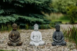 Gartendekoparadies Bouddhas-Statue de Bouddha assis