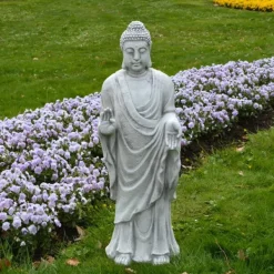 Gartendekoparadies Bouddhas-Statue de Bouddha avec un geste typique de la main