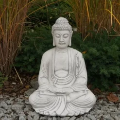 Gartendekoparadies Bouddhas-Statue de Bouddha d'un gardien de temple