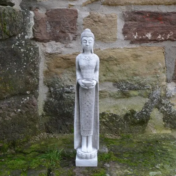 Gartendekoparadies Bouddhas-Statue de Bouddha mince