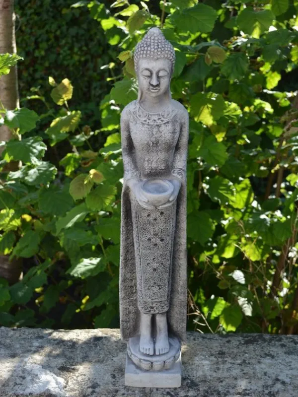 Gartendekoparadies Bouddhas-Statue de Bouddha mince