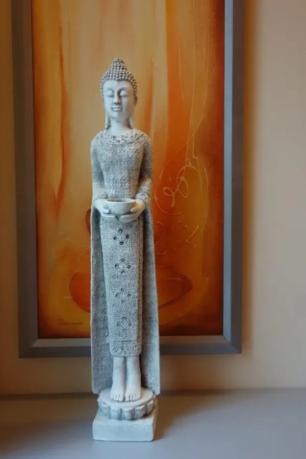 Gartendekoparadies Bouddhas-Statue de Bouddha mince