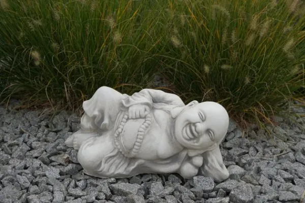 Gartendekoparadies Bouddhas-Statue de Bouddha rieur