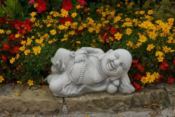 Gartendekoparadies Bouddhas-Statue de Bouddha rieur