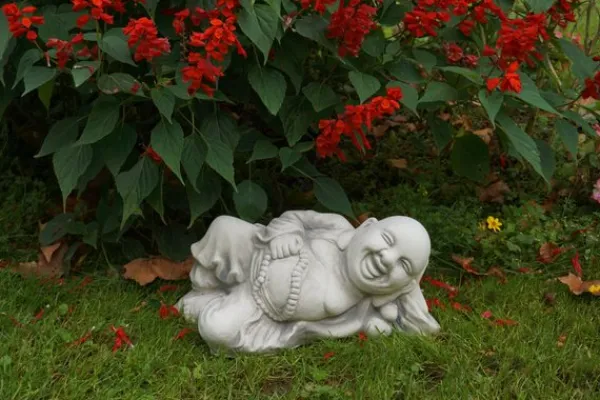 Gartendekoparadies Bouddhas-Statue de Bouddha rieur