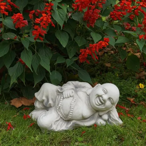 Gartendekoparadies Bouddhas-Statue de Bouddha rieur
