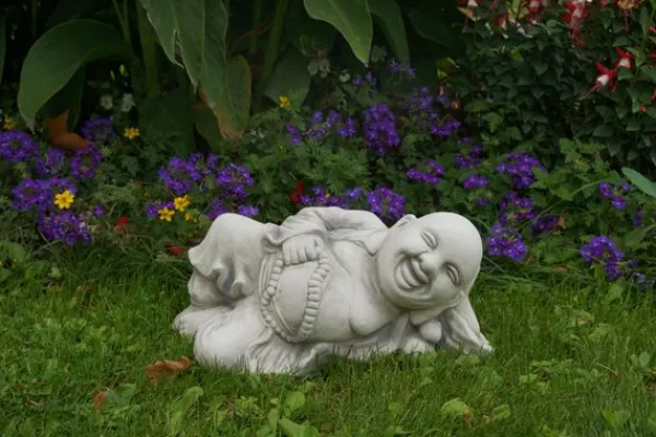 Gartendekoparadies Bouddhas-Statue de Bouddha rieur