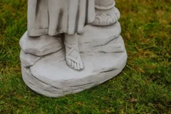 Gartendekoparadies Figures & Statues-Statue de femme au bain d'oiseau