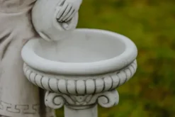 Gartendekoparadies Figures & Statues-Statue de femme au bain d'oiseau