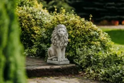 Gartendekoparadies Animaux-Statue de lion tournée vers la droite