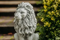 Gartendekoparadies Animaux-Statue de lion tournée vers la droite