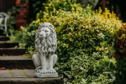 Gartendekoparadies Animaux-Statue de lion tournée vers la droite