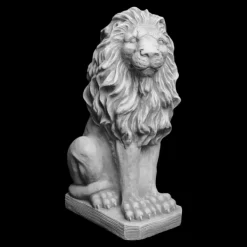 Gartendekoparadies Animaux-Statue de lion tournée vers la droite