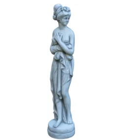 Gartendekoparadies Figures & Statues-Statue de Pandore sur socle rond