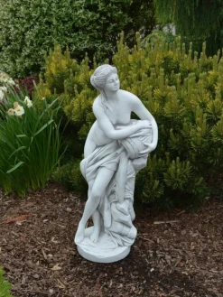 Gartendekoparadies Figures & Statues-Statue de Vénus avec un cours d'eau