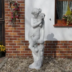 Gartendekoparadies Figures & Statues-Statue de Vénus avec un cours d'eau