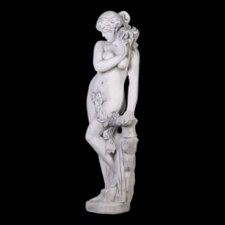 Gartendekoparadies Figures & Statues-Statue de Vénus avec un cours d'eau
