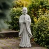 Gartendekoparadies Bouddhas-Statue debout d'un moine bouddha