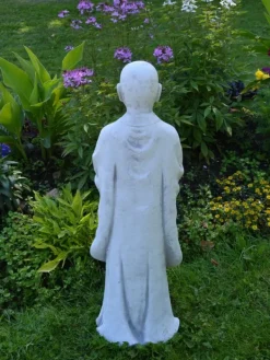 Gartendekoparadies Bouddhas-Statue debout d'un moine bouddha
