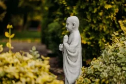 Gartendekoparadies Bouddhas-Statue debout d'un moine bouddha
