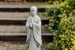 Gartendekoparadies Bouddhas-Statue debout d'un moine bouddha
