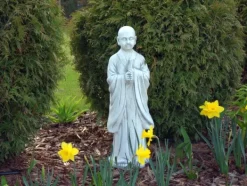 Gartendekoparadies Bouddhas-Statue debout d'un moine bouddha
