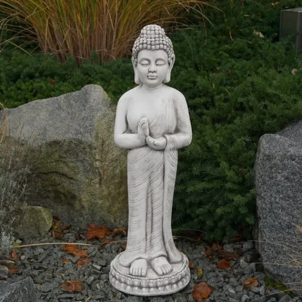 Gartendekoparadies Bouddhas-Statue du Grand Bouddha avec la main droite levée