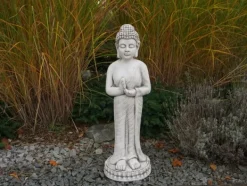 Gartendekoparadies Bouddhas-Statue du Grand Bouddha avec la main droite levée