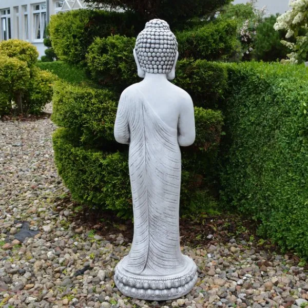 Gartendekoparadies Bouddhas-Statue du Grand Bouddha avec la main droite levée