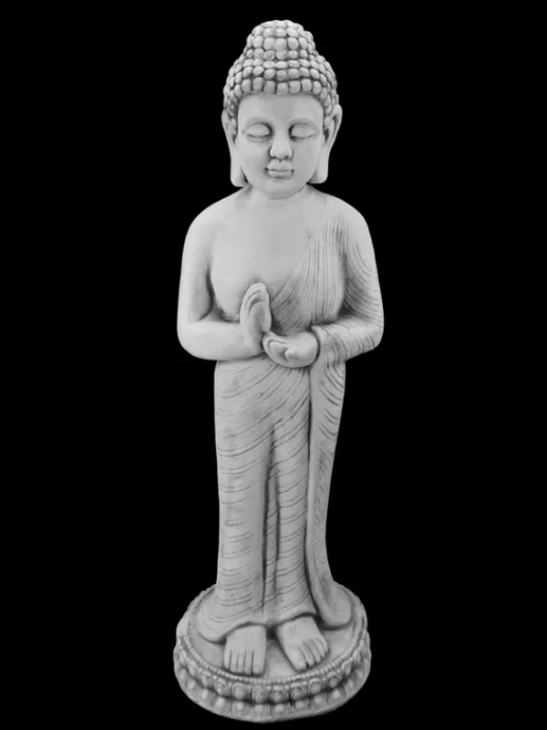Gartendekoparadies Bouddhas-Statue du Grand Bouddha avec la main droite levée