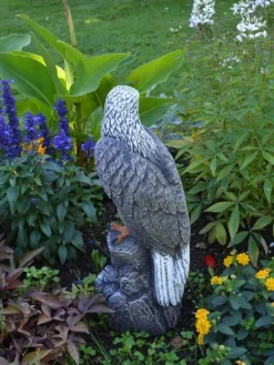 Gartendekoparadies Animaux-Statue d'aigle à patine antique