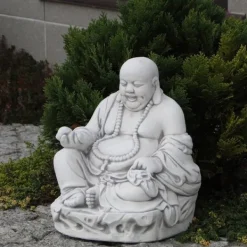 Gartendekoparadies Bouddhas-Statue d'un bouddha rieur