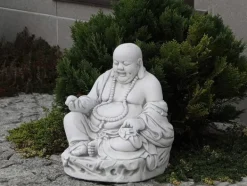 Gartendekoparadies Bouddhas-Statue d'un bouddha rieur