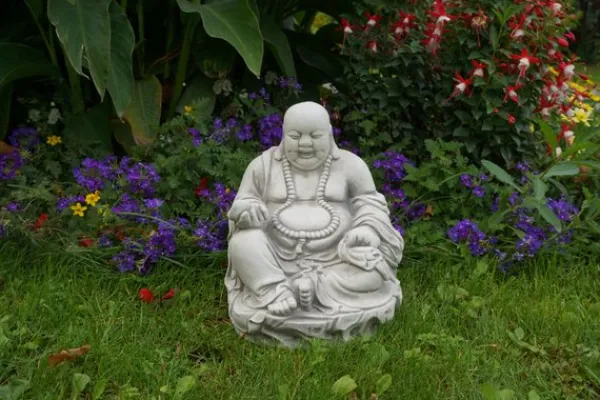 Gartendekoparadies Bouddhas-Statue d'un bouddha rieur