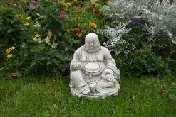 Gartendekoparadies Bouddhas-Statue d'un bouddha rieur