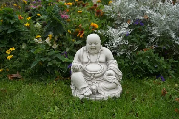 Gartendekoparadies Bouddhas-Statue d'un bouddha rieur
