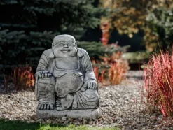 Gartendekoparadies Bouddhas-Statue d'un moine asiatique