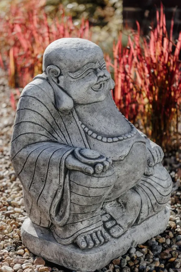 Gartendekoparadies Bouddhas-Statue d'un moine asiatique