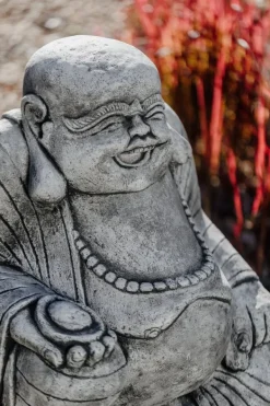 Gartendekoparadies Bouddhas-Statue d'un moine asiatique