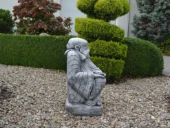 Gartendekoparadies Bouddhas-Statue d'un moine asiatique
