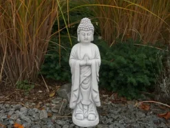 Gartendekoparadies Bouddhas-Statue d'un moine bouddha debout