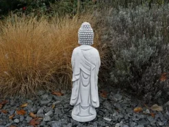 Gartendekoparadies Bouddhas-Statue d'un moine bouddha debout