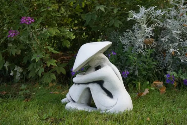 Gartendekoparadies Figures & Statues|Bouddhas-Statue d'un paysan chinois