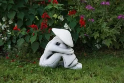 Gartendekoparadies Figures & Statues|Bouddhas-Statue d'un paysan chinois