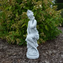 Gartendekoparadies Figures & Statues-Statue d'une femme avec une robe richement drapée