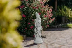 Gartendekoparadies Figures & Statues-Statue d'une femme avec une robe richement drapée